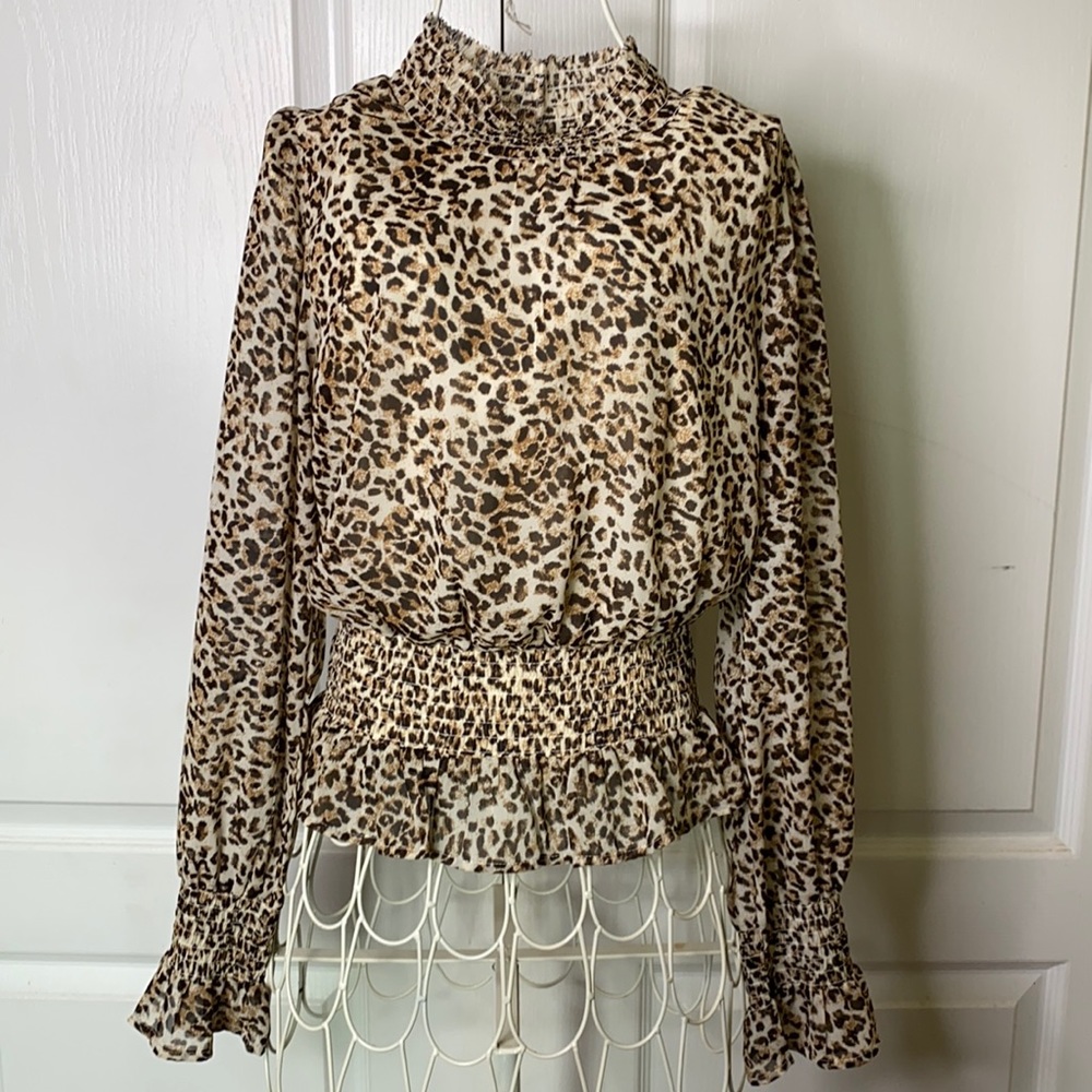 Worn once, business shirt, a bit see through